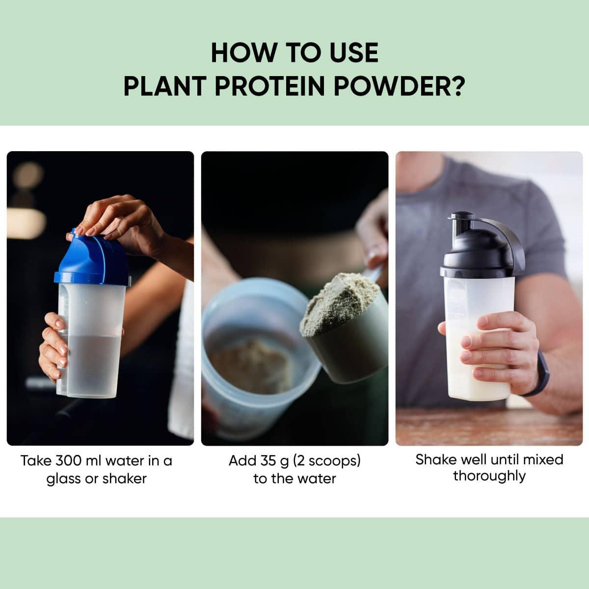 Plant Protein Powder: First-Ever Plant Protein Enriched With Methi, Ashwagandha and Ajwain - Herbobuild